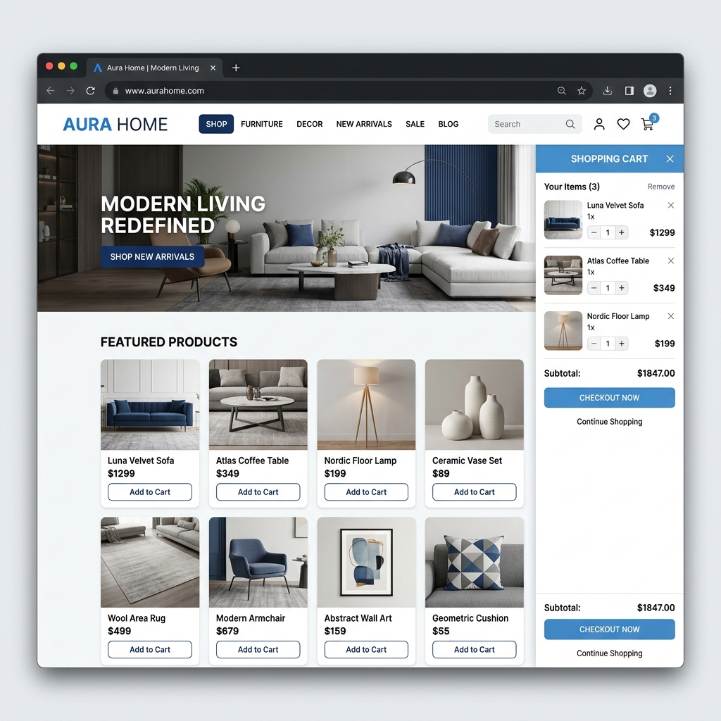 E-Commerce Website Showcase